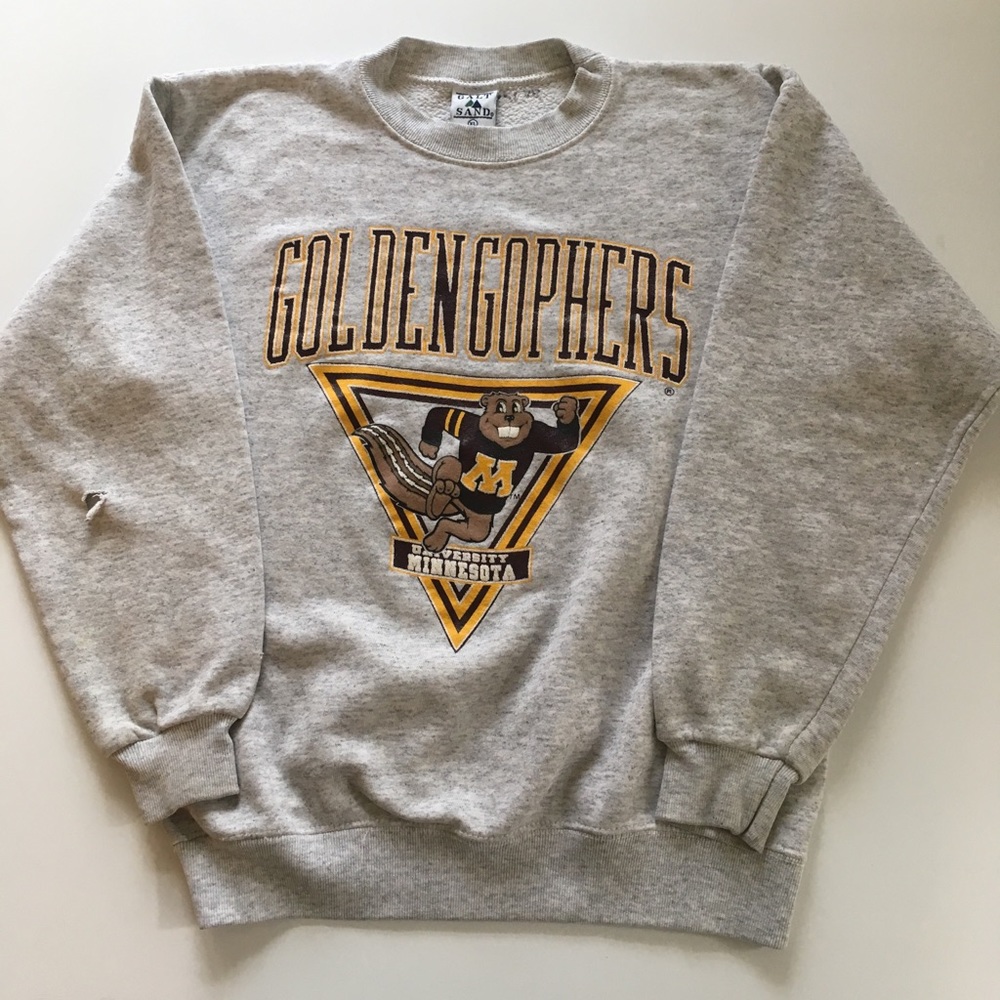 Vintage MInnesota Golden Gophers Hoodless